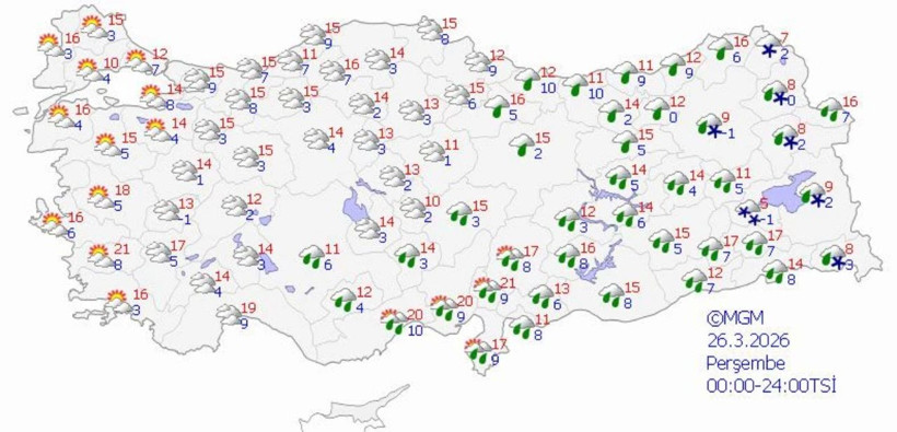 Havalar ne zaman ısınacak derken kış geri döndü! Meteoroloji'den 5 günlük uyarı! - Resim: 3
