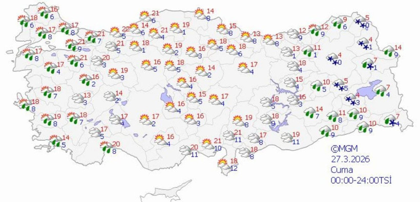 Havalar ne zaman ısınacak derken kış geri döndü! Meteoroloji'den 5 günlük uyarı! - Resim: 4