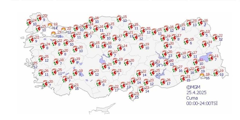 5 gün boyunca gök gürültülü sağanaklar geliyor: Bu iller dikkat! - Resim: 9