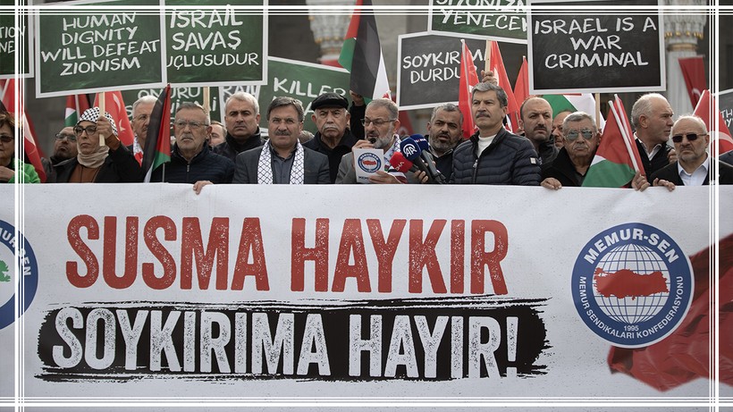 Memur-Sen'den Filistin'e Destek Eylemi!