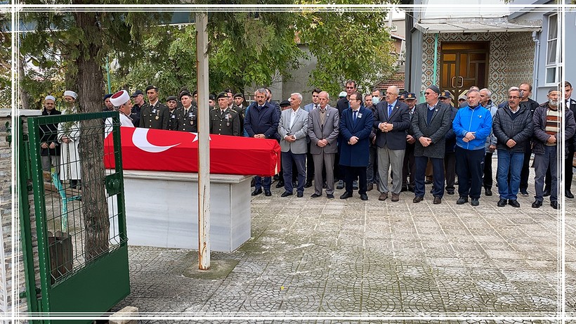 Edirne’de Kore Gazisi Dualarla Son Yolculuğuna Uğurlandı