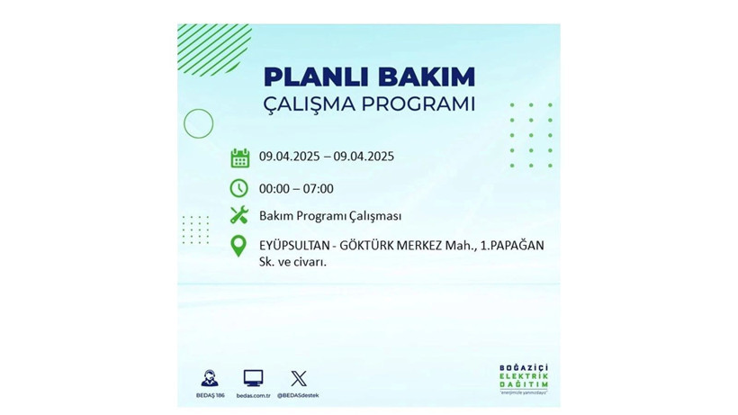 Elektrik kesintisi uyarısı: 9 Nisan Çarşamba elektrik kesintileri - Resim: 35