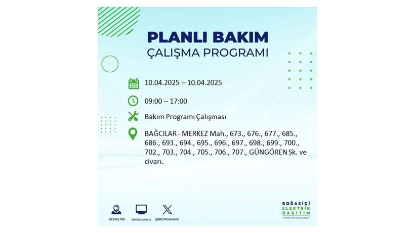 Elektrik kesintisi 8 saat sürecek: 10 Nisan elektrik kesintileri - Resim: 3