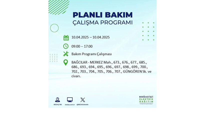 Elektrik kesintisi 8 saat sürecek: 10 Nisan elektrik kesintileri - Resim: 4