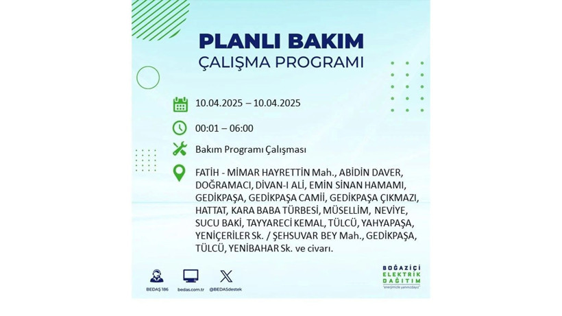 Elektrik kesintisi 8 saat sürecek: 10 Nisan elektrik kesintileri - Resim: 45
