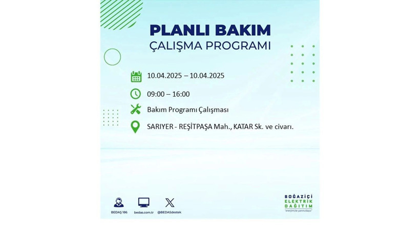 Elektrik kesintisi 8 saat sürecek: 10 Nisan elektrik kesintileri - Resim: 53