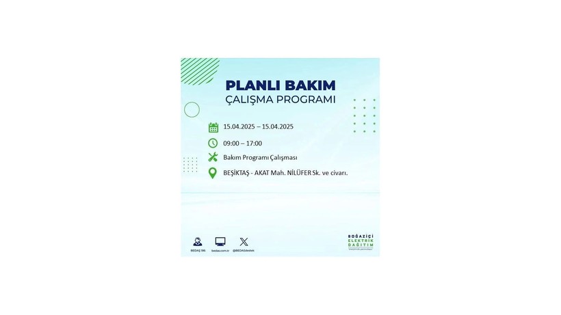 Büyük elektrik kesintisi olacak, neredeyse tüm ilçelerde: 15 Nisan elektrik kesintileri - Resim: 84