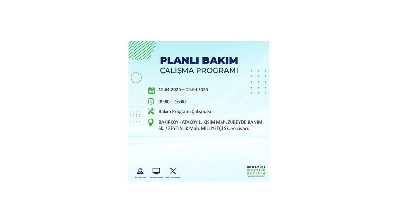 Büyük elektrik kesintisi olacak, neredeyse tüm ilçelerde: 15 Nisan elektrik kesintileri - Resim: 94