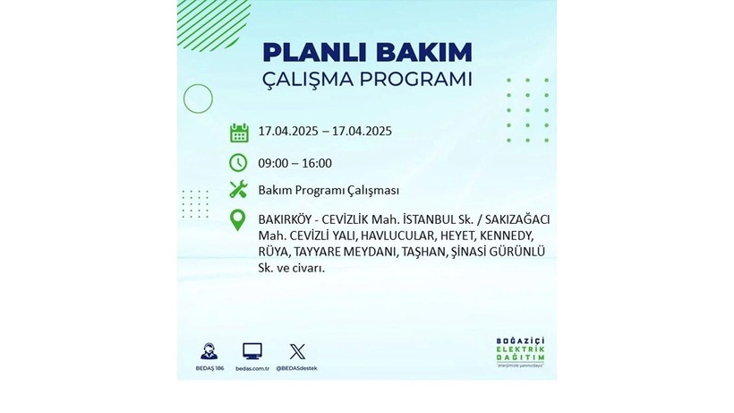 Neredeyse her ilçede kesinti olacak: 17 Nisan elektrik kesintileri - Resim: 17