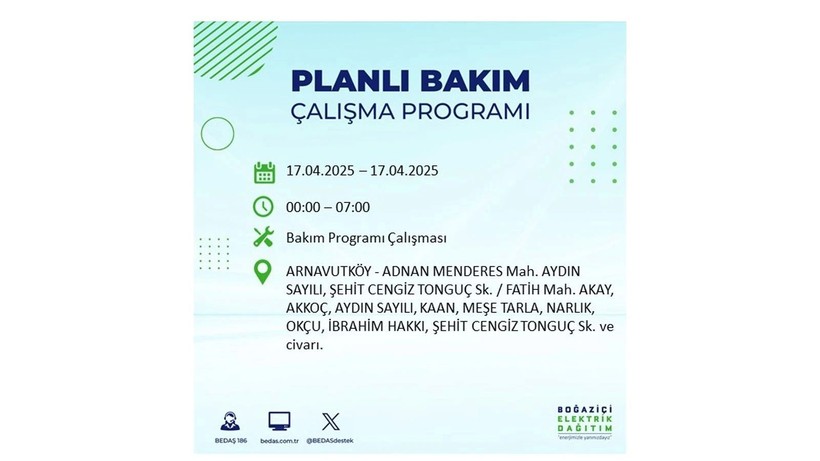 Neredeyse her ilçede kesinti olacak: 17 Nisan elektrik kesintileri - Resim: 1