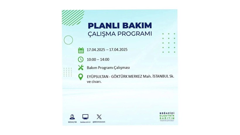 Neredeyse her ilçede kesinti olacak: 17 Nisan elektrik kesintileri - Resim: 42