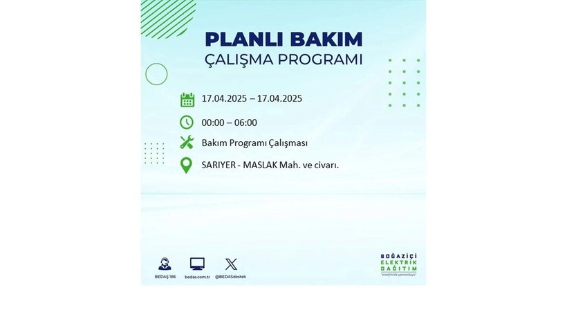 Neredeyse her ilçede kesinti olacak: 17 Nisan elektrik kesintileri - Resim: 59