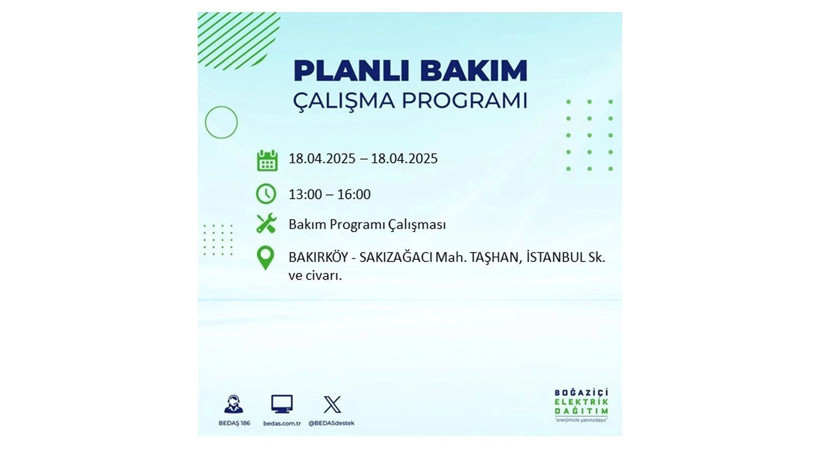 İstanbul'da birçok ilçe karanlığa gömülecek: 18 Nisan elektrik kesintileri - Resim: 4