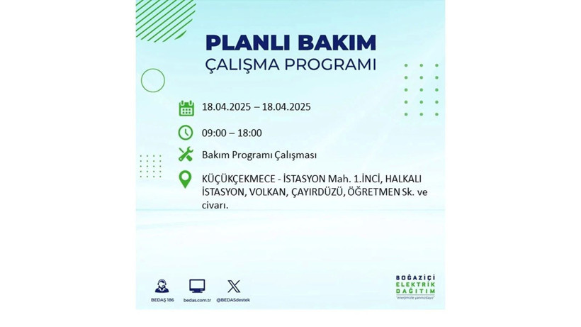 İstanbul'da birçok ilçe karanlığa gömülecek: 18 Nisan elektrik kesintileri - Resim: 43