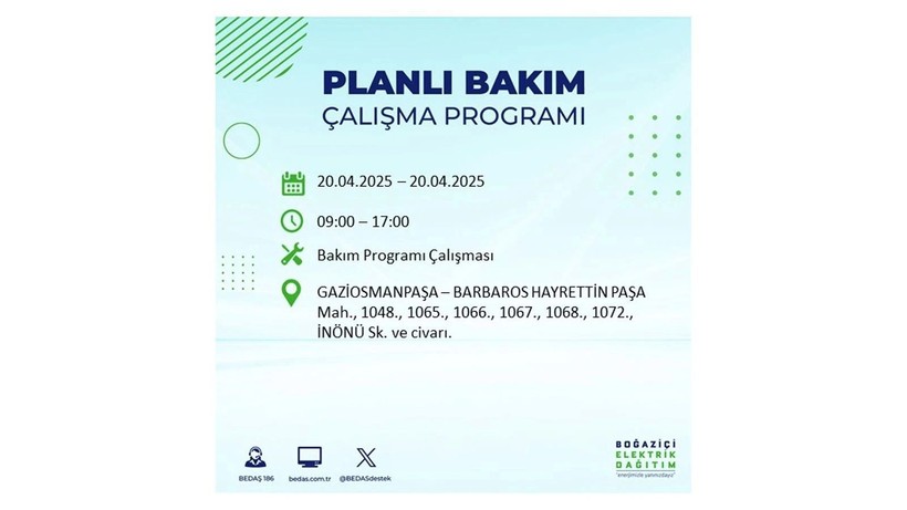 Elektrik kesintisi 8 saat sürecek: 20 Nisan elektrik kesintileri - Resim: 10