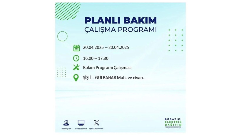 Elektrik kesintisi 8 saat sürecek: 20 Nisan elektrik kesintileri - Resim: 13