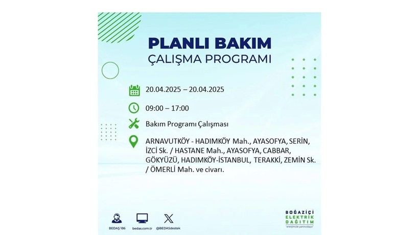 Elektrik kesintisi 8 saat sürecek: 20 Nisan elektrik kesintileri - Resim: 2