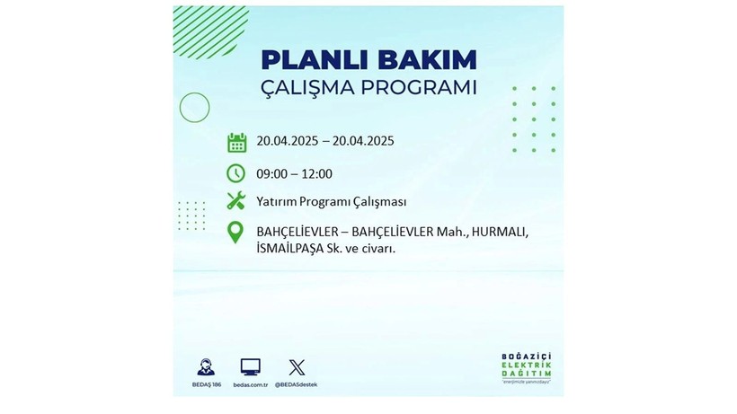 Elektrik kesintisi 8 saat sürecek: 20 Nisan elektrik kesintileri - Resim: 5
