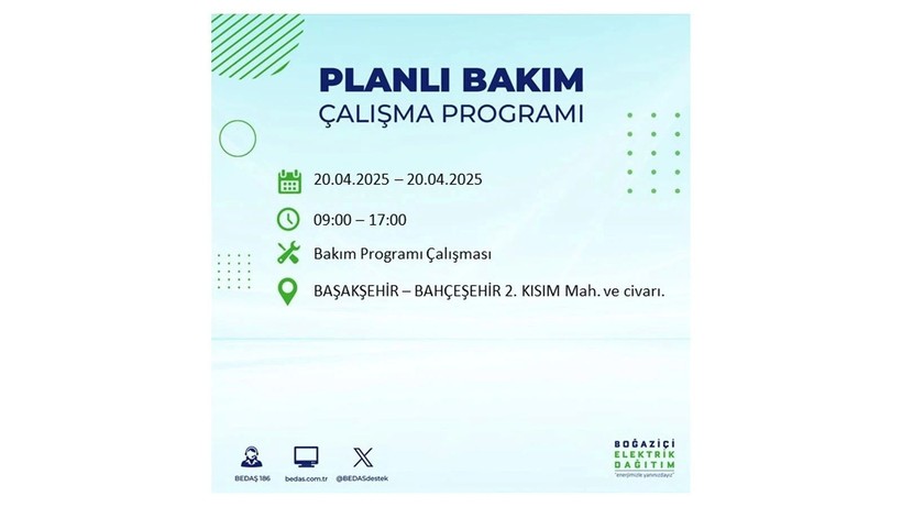 Elektrik kesintisi 8 saat sürecek: 20 Nisan elektrik kesintileri - Resim: 6