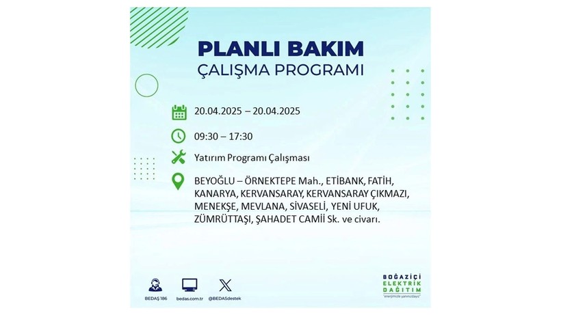 Elektrik kesintisi 8 saat sürecek: 20 Nisan elektrik kesintileri - Resim: 9