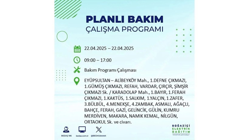 Elektrik kesintisi saatler sürecek: 21 Nisan elektrik kesintileri - Resim: 29