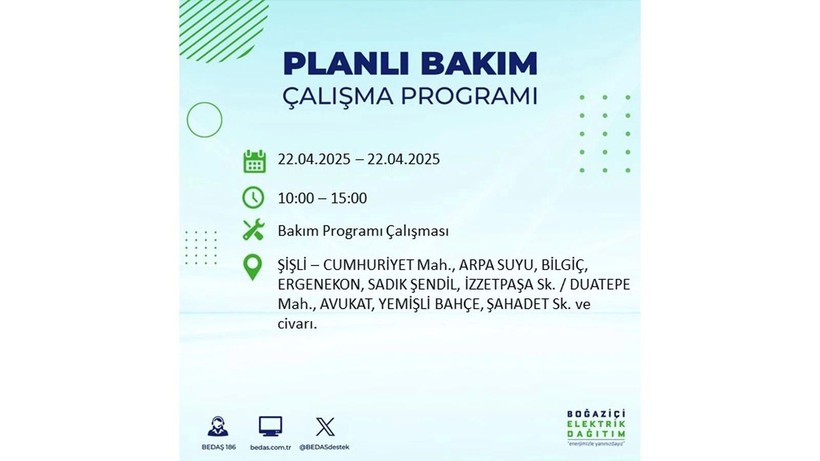 Elektrik kesintisi saatler sürecek: 21 Nisan elektrik kesintileri - Resim: 4