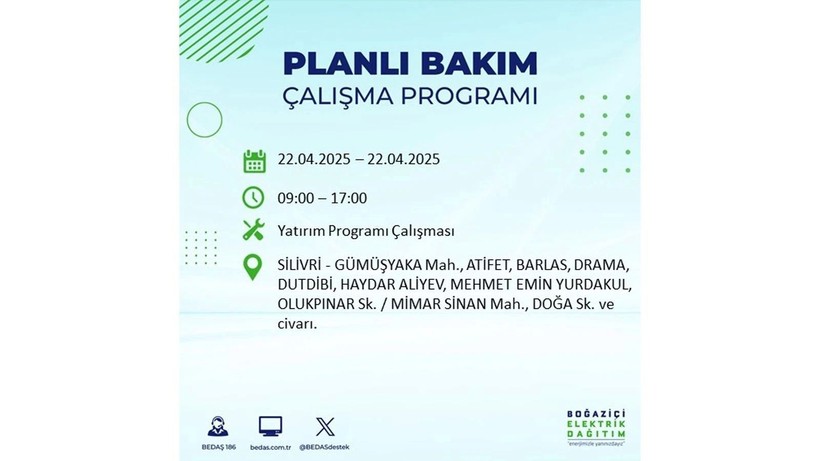 Elektrik kesintisi saatler sürecek: 21 Nisan elektrik kesintileri - Resim: 6