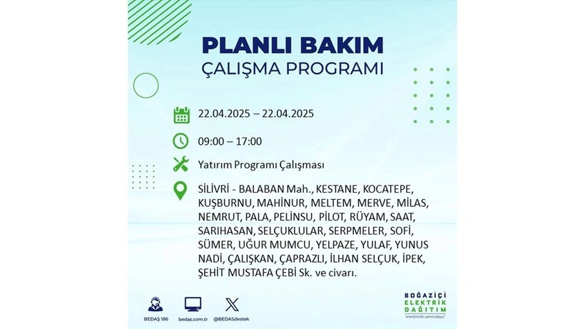 Elektrik kesintisi saatler sürecek: 21 Nisan elektrik kesintileri - Resim: 7