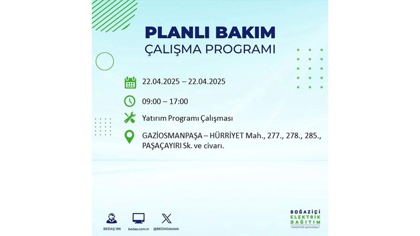 Elektrik kesintisi saatler sürecek: 21 Nisan elektrik kesintileri - Resim: 20
