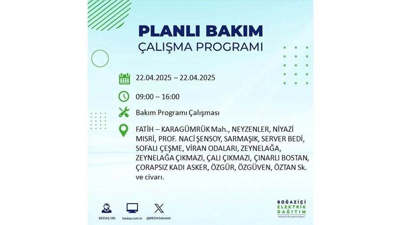 Elektrik kesintisi saatler sürecek: 21 Nisan elektrik kesintileri - Resim: 24