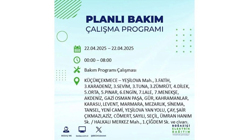 Elektrik kesintisi saatler sürecek: 21 Nisan elektrik kesintileri - Resim: 16