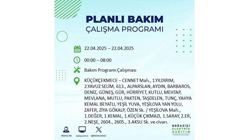 Elektrik kesintisi saatler sürecek: 21 Nisan elektrik kesintileri - Resim: 17