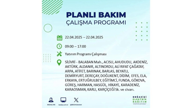 Elektrik kesintisi saatler sürecek: 21 Nisan elektrik kesintileri - Resim: 8