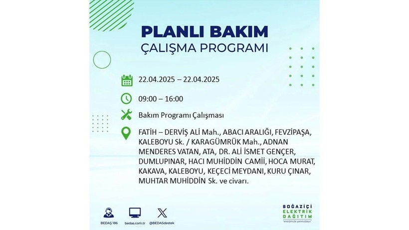 Elektrik kesintisi saatler sürecek: 21 Nisan elektrik kesintileri - Resim: 44