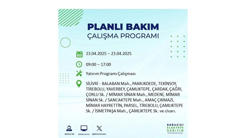 Elektrik kesintisine hazır olun, çok uzun sürecek: 23 Nisan elektrik kesintileri - Resim: 12
