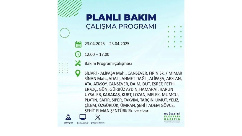 Elektrik kesintisine hazır olun, çok uzun sürecek: 23 Nisan elektrik kesintileri - Resim: 14