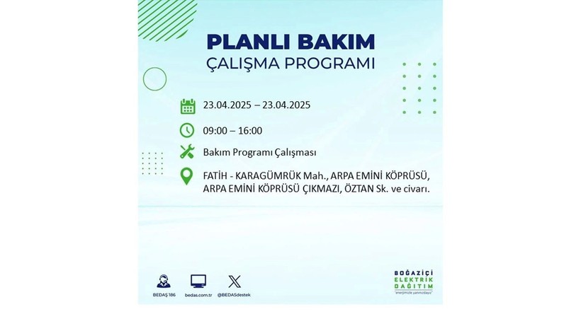 Elektrik kesintisine hazır olun, çok uzun sürecek: 23 Nisan elektrik kesintileri - Resim: 8