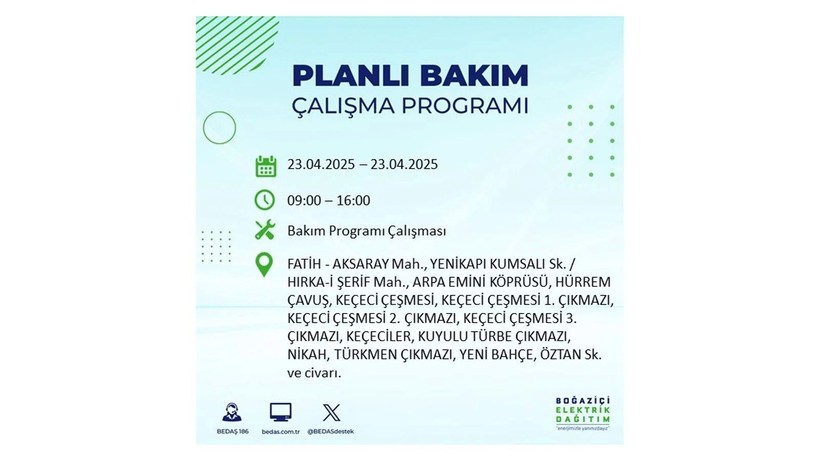 Elektrik kesintisine hazır olun, çok uzun sürecek: 23 Nisan elektrik kesintileri - Resim: 9