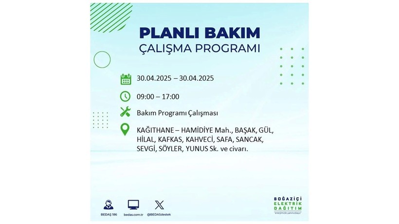 Elektrik kesintisinin olacağı ilçeler belli oldu: 30 Nisan elektrik kesintileri - Resim: 43