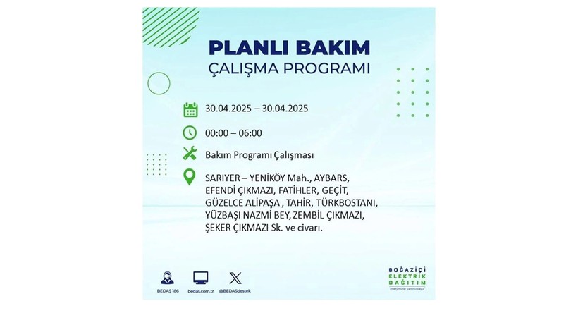 Elektrik kesintisinin olacağı ilçeler belli oldu: 30 Nisan elektrik kesintileri - Resim: 49