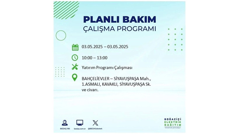 Elektrik kesintisi uzun sürecek: 3 Mayıs elektrik kesintileri - Resim: 13