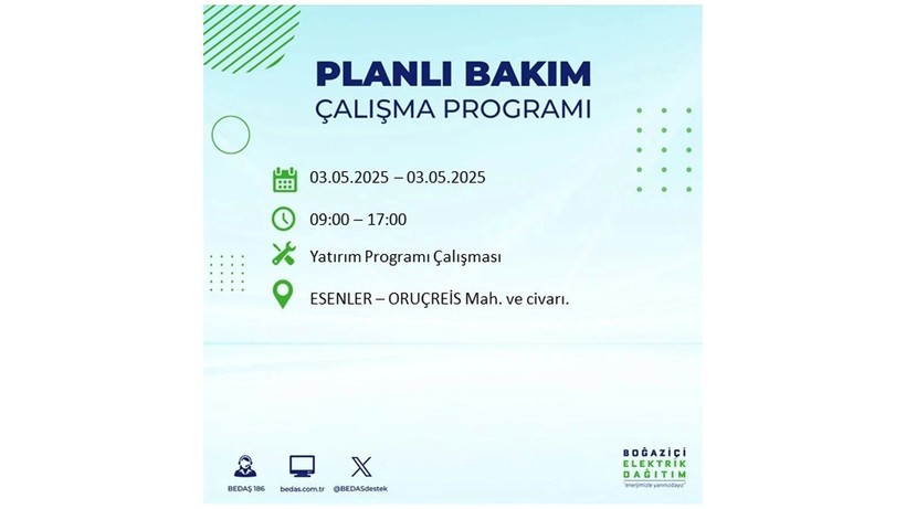 Elektrik kesintisi uzun sürecek: 3 Mayıs elektrik kesintileri - Resim: 18