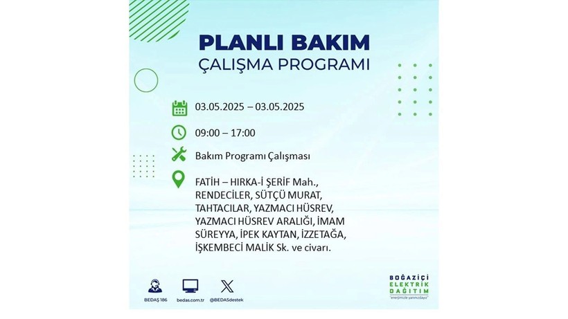 Elektrik kesintisi uzun sürecek: 3 Mayıs elektrik kesintileri - Resim: 24