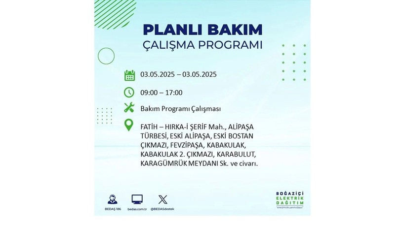 Elektrik kesintisi uzun sürecek: 3 Mayıs elektrik kesintileri - Resim: 25