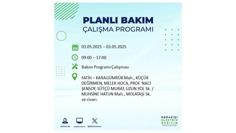 Elektrik kesintisi uzun sürecek: 3 Mayıs elektrik kesintileri - Resim: 27