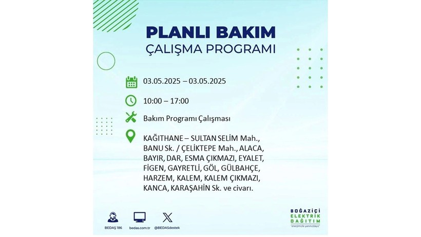Elektrik kesintisi uzun sürecek: 3 Mayıs elektrik kesintileri - Resim: 30