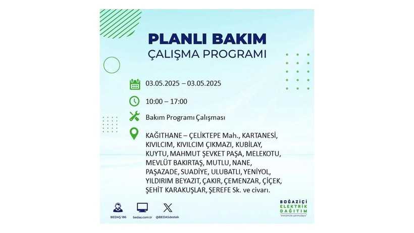 Elektrik kesintisi uzun sürecek: 3 Mayıs elektrik kesintileri - Resim: 33
