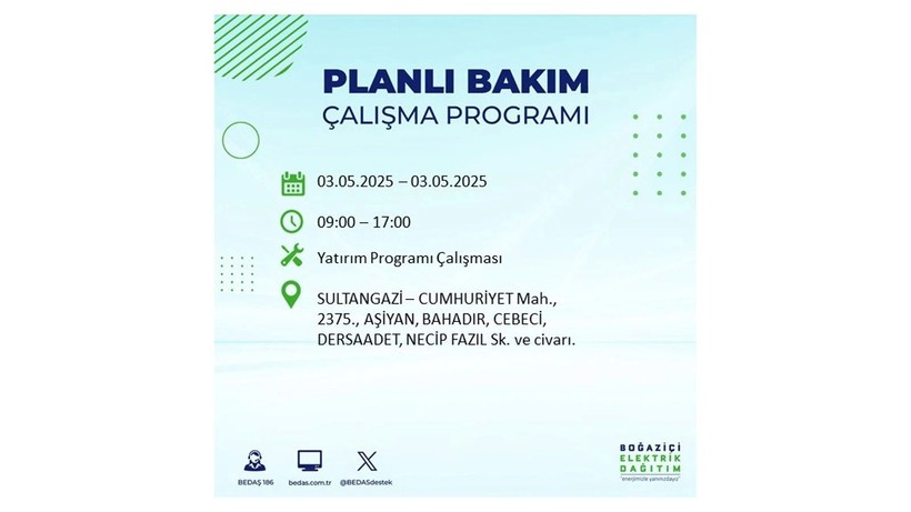Elektrik kesintisi uzun sürecek: 3 Mayıs elektrik kesintileri - Resim: 40