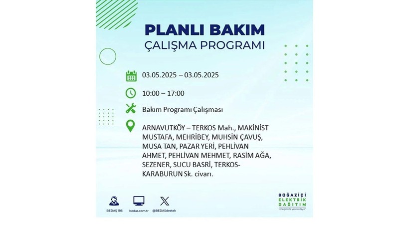 Elektrik kesintisi uzun sürecek: 3 Mayıs elektrik kesintileri - Resim: 5