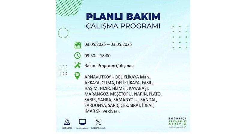 Elektrik kesintisi uzun sürecek: 3 Mayıs elektrik kesintileri - Resim: 7